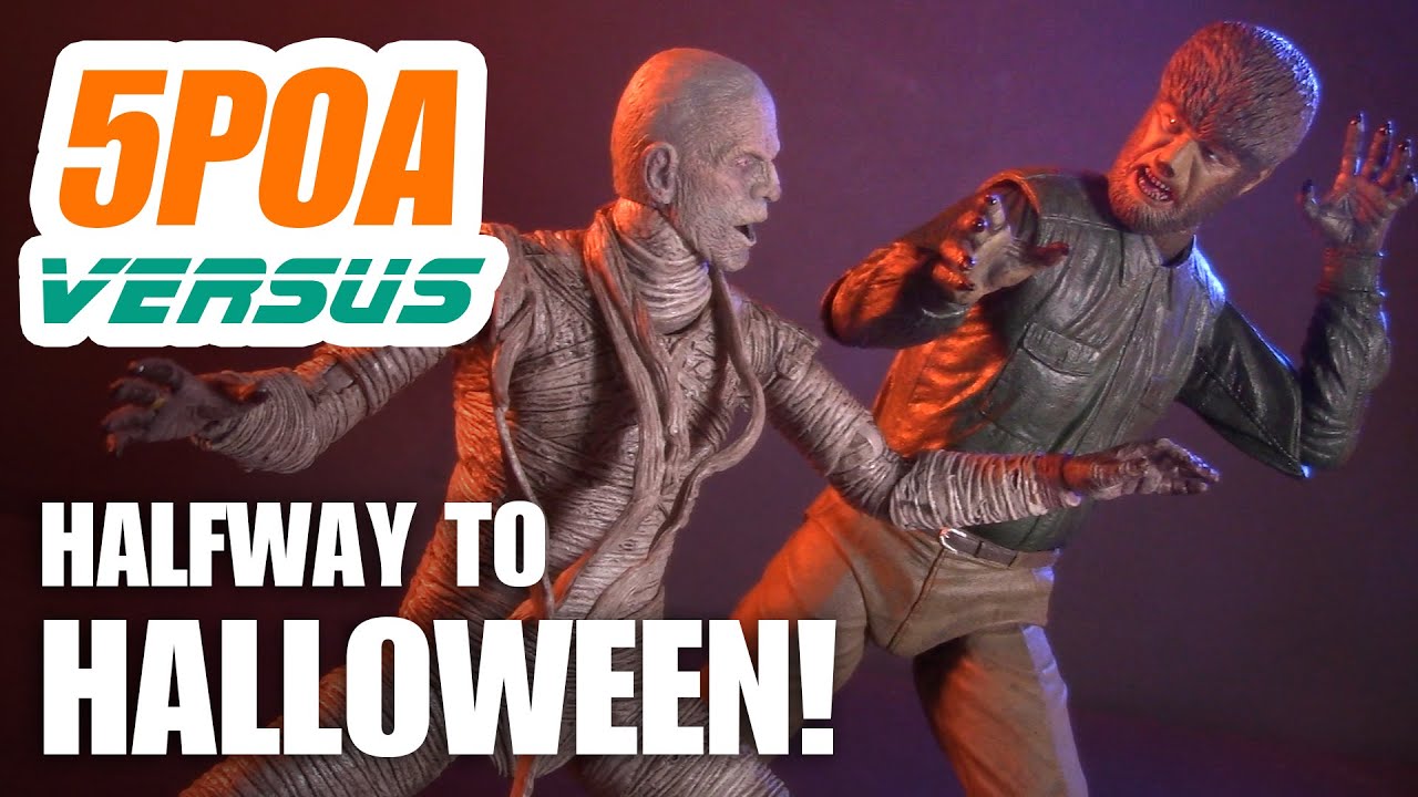 MONSTER MASH-UP! NECA Universal Monsters The Mummy vs The Wolfman - 5POA Action Figure Review