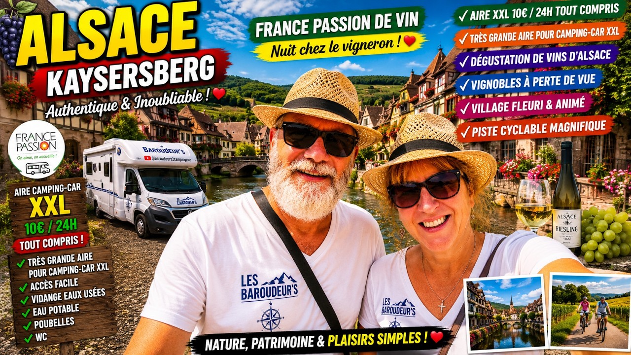 KAYSERSBERG ALSACE : Que visiter en Alsace, se garer en camping car ? #alsace #kaysersberg #vanlife