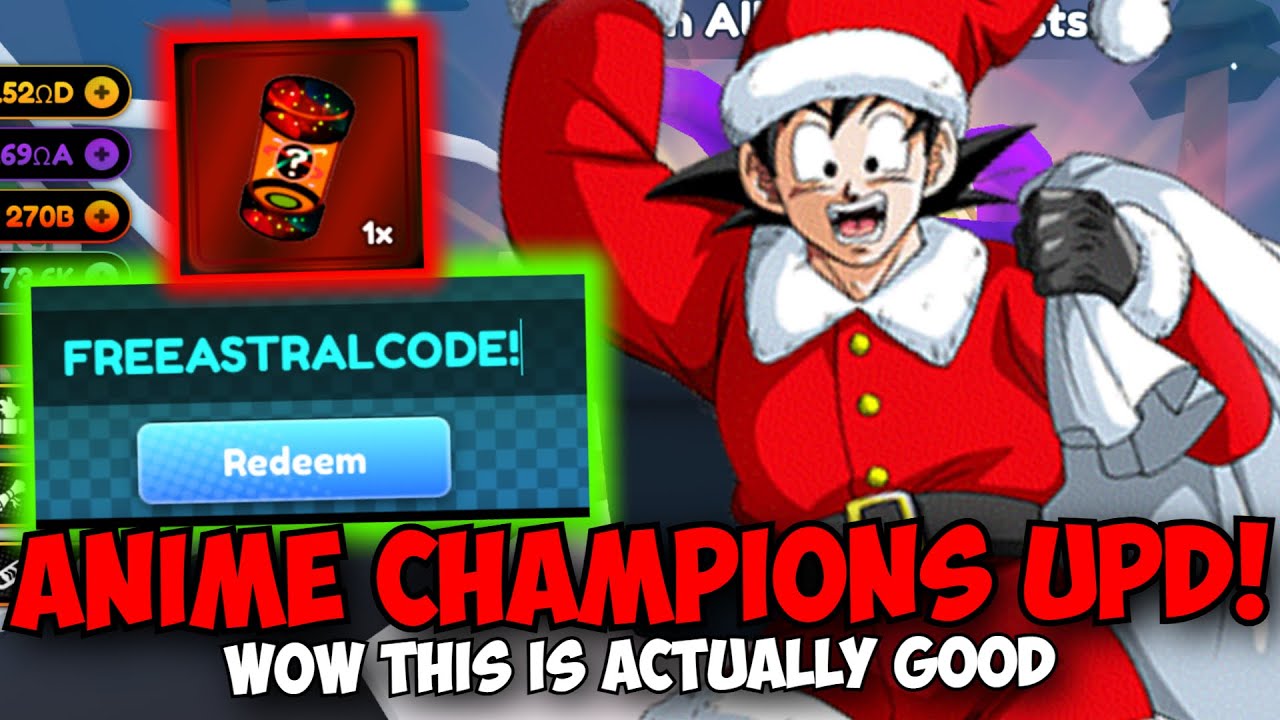 [FREE ASTRAL CODE] This New Anime Champions Update is Actually Good...