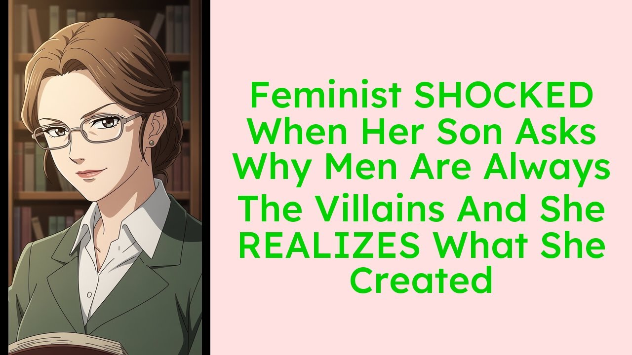 Feminist SHOCKED When Her Son Asks Why Men Are Always The Villains And She REALIZES What She Created