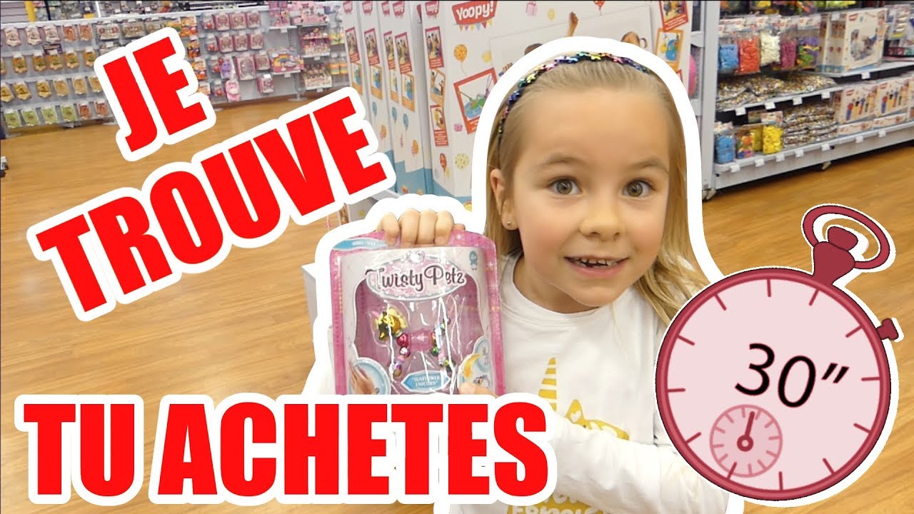 30 SECONDES CHALLENGE !!! Si tu trouves je te l'ach&egrave;te !!! - #kidstudiotest