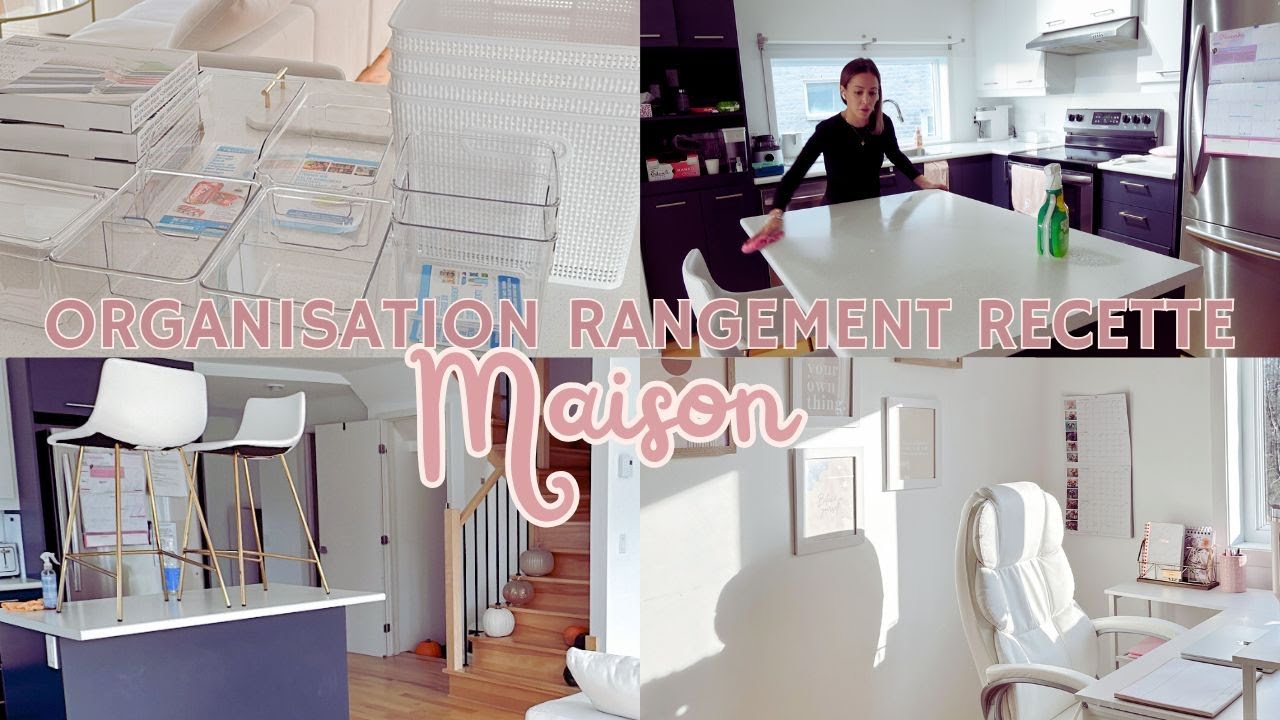 MOTIVATION |  RANGEMENT & RECETTE MAISON & On enl&egrave;ve la d&eacute;co Am&eacute;nagement bureau & placard d'entr&eacute;e