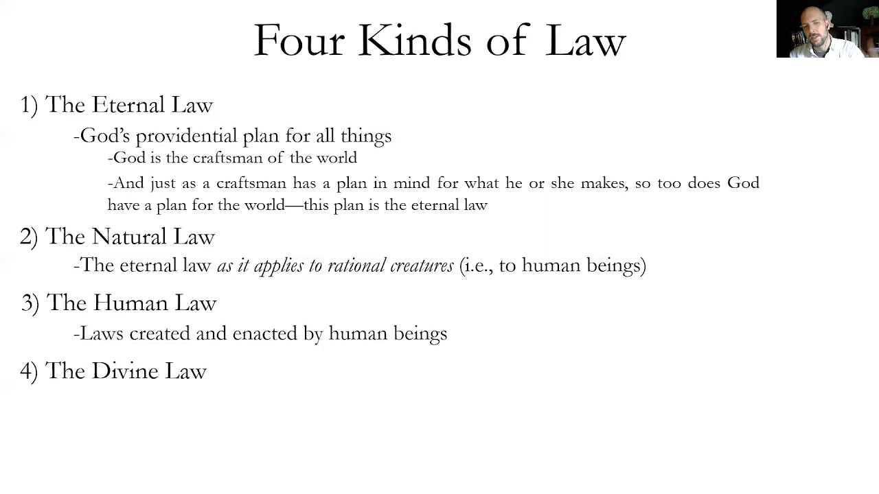 Aquinas - Four Kinds of Law