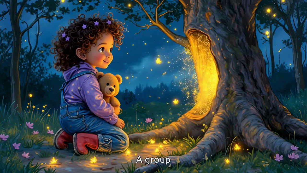 The Light in the Whispering Tree | Gentle Mystery Bedtime Story for Kids