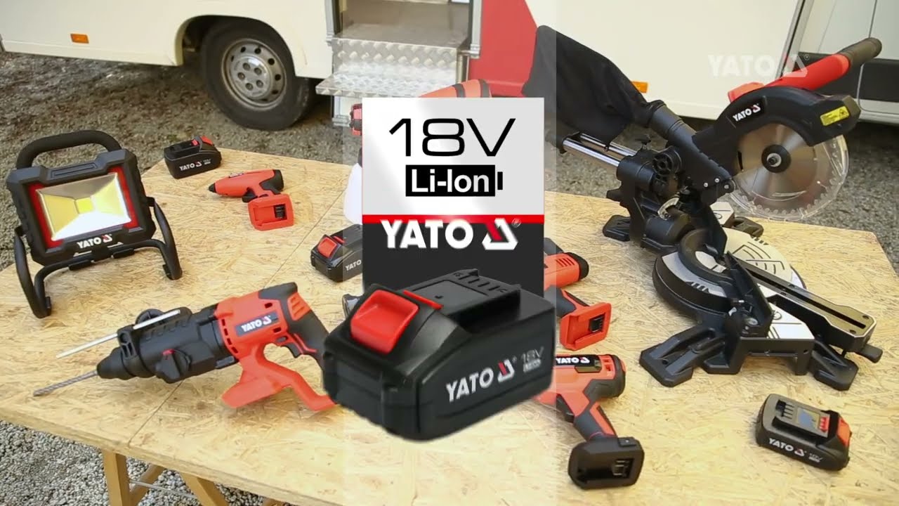 Narzędzia akumulatorowe YATO 18 V
