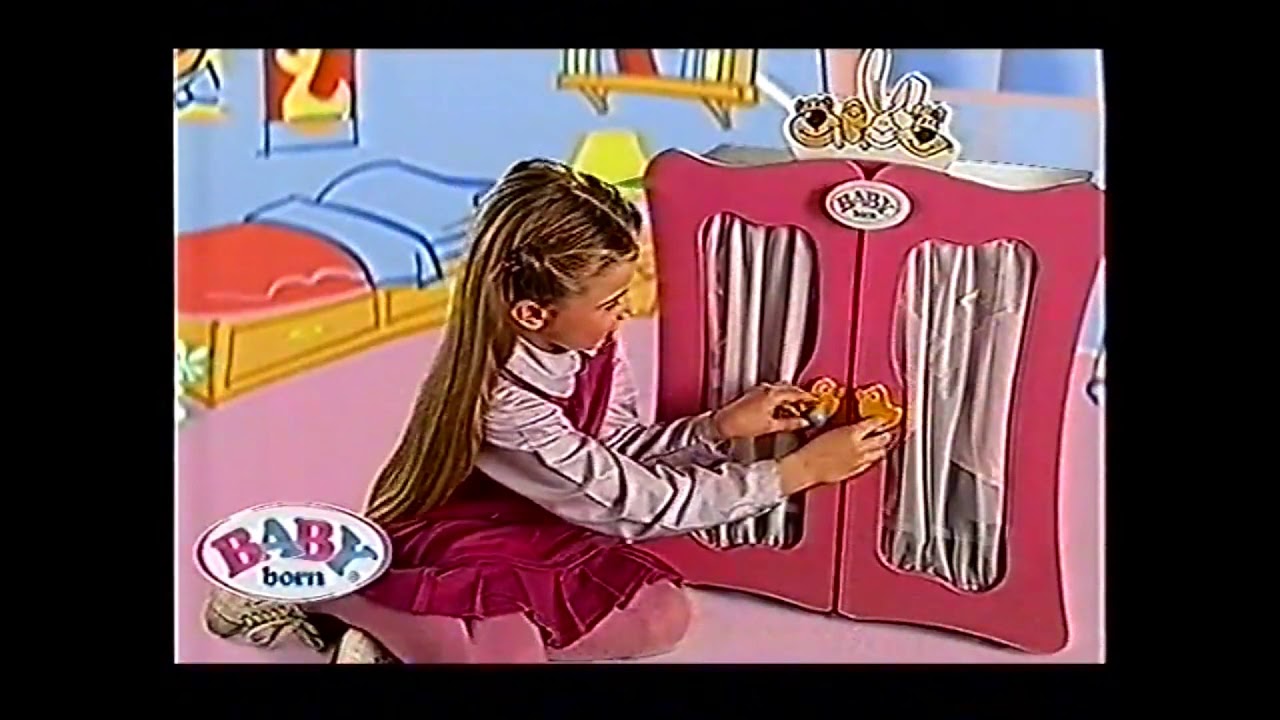 Zapf Creation - Baby Born Acessories - Bed/Wardrobe (2005 UK)