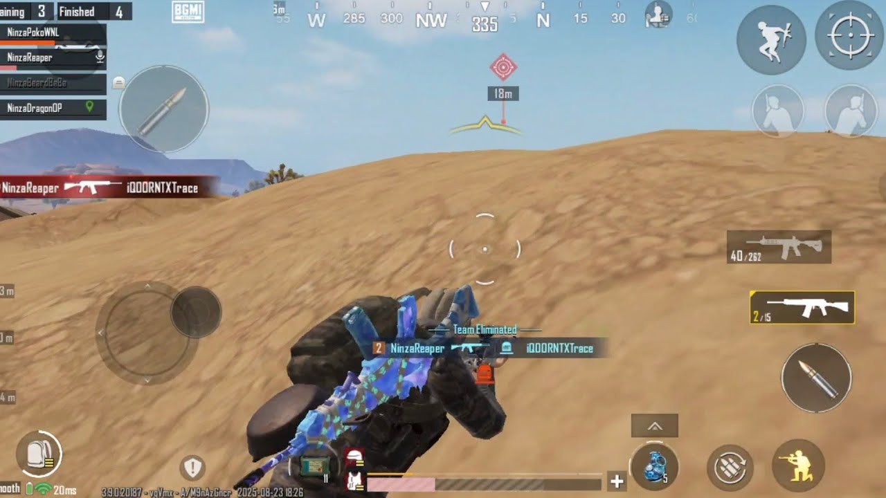 Solo 5 kills WWCD in BGMS⚡| NinzaReaper