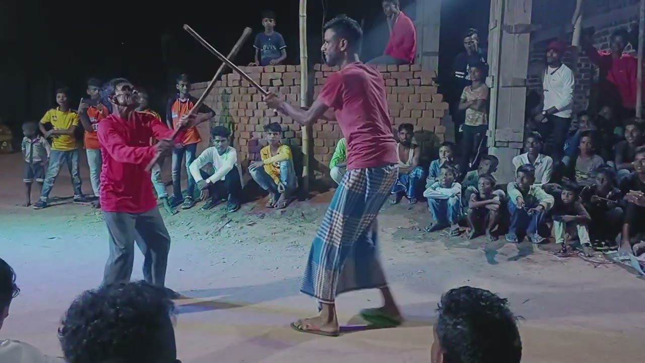 jamdiha par aabid or ataul Lathi khel
