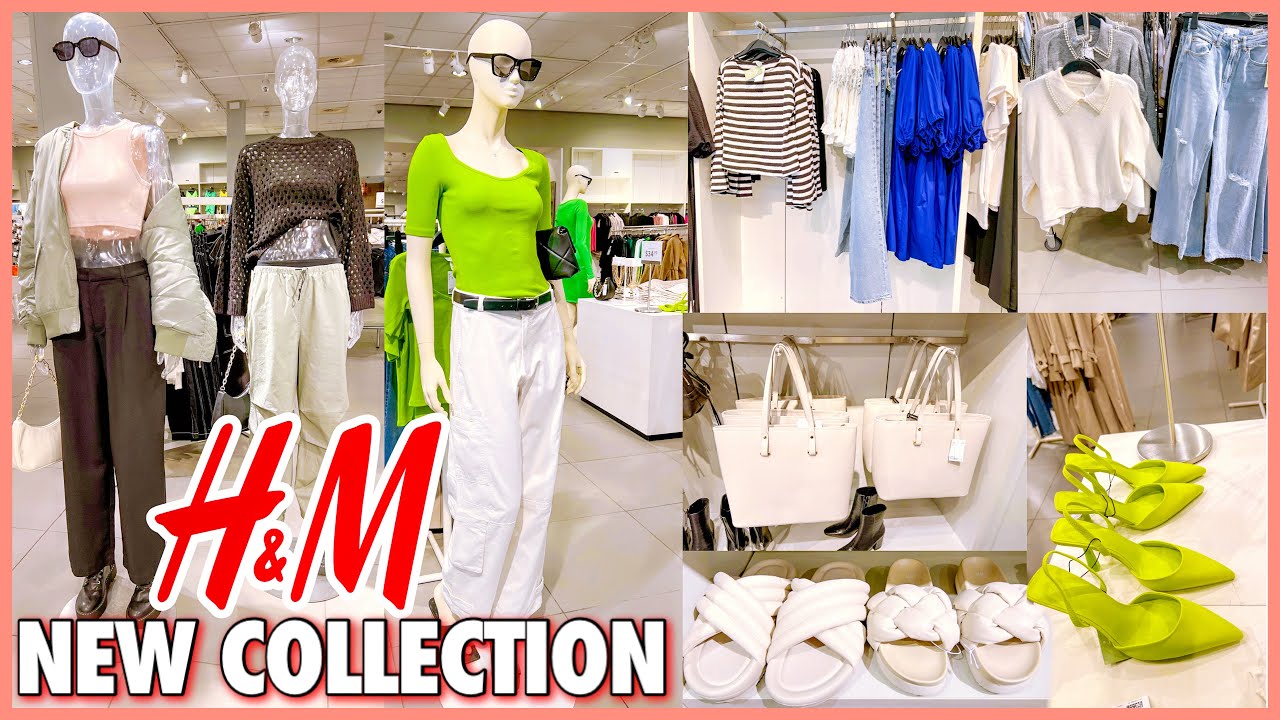 ♥︎H&M NEW COLLECTION 2023 | H&M CLOTHING TOPS DRESS & BOTTOMS | H&M SHOP WITH ME❤︎