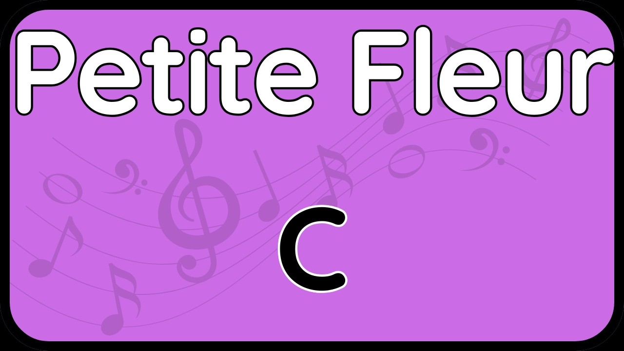 Petite Fleur · Backing Track (C Version) for Flute, Harmonica, Piano & Guitar