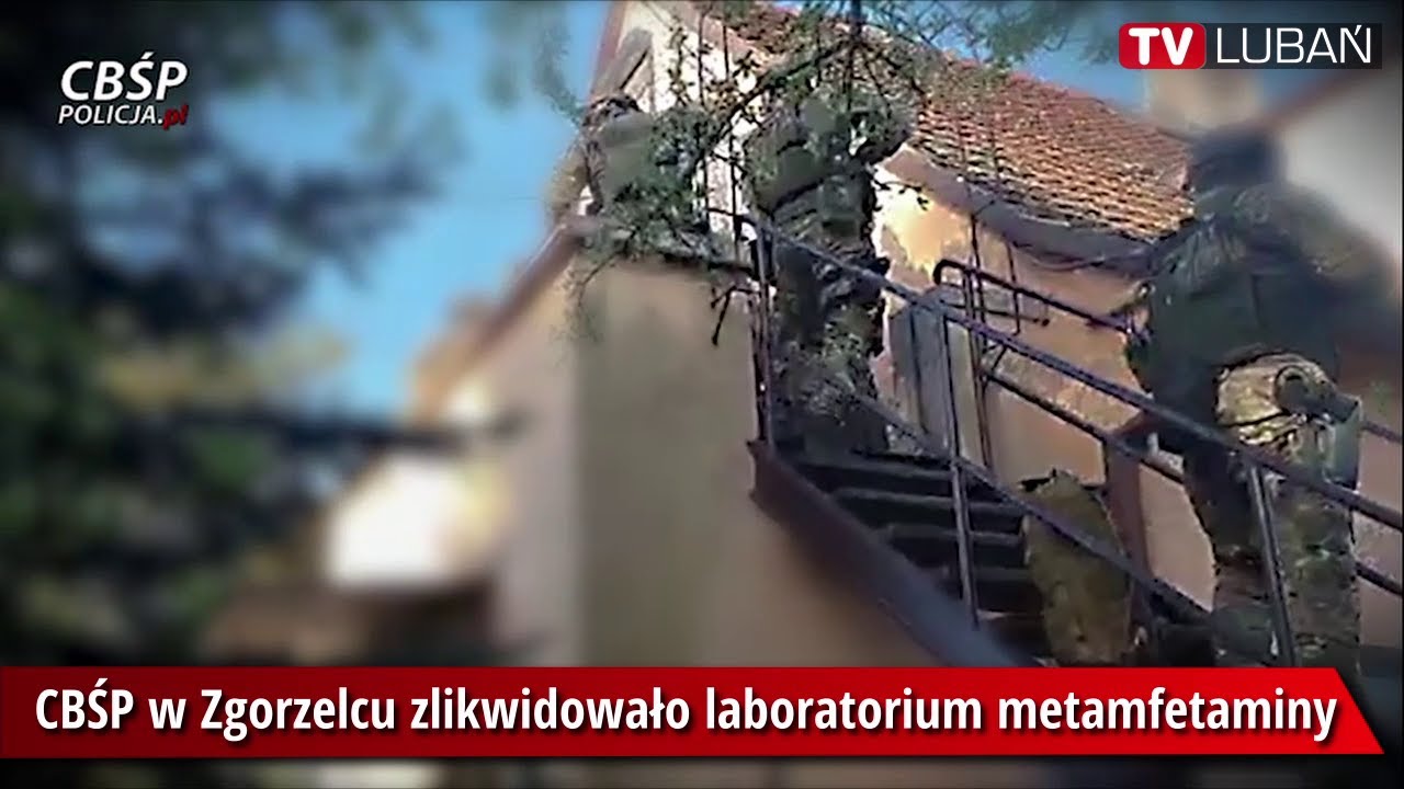 CBŚP w Zgorzelcu zlikwidowało laboratorium metamfetaminy