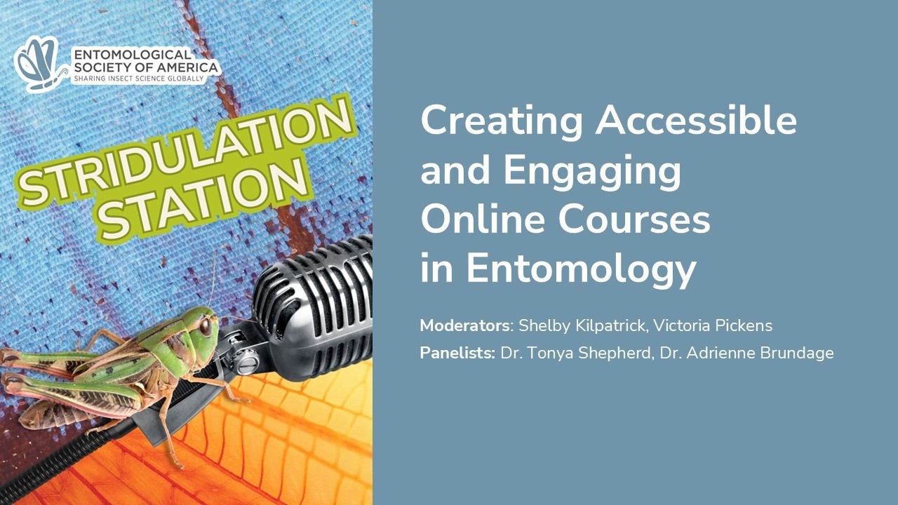 Creating Accessible and Engaging Online Courses in Entomology