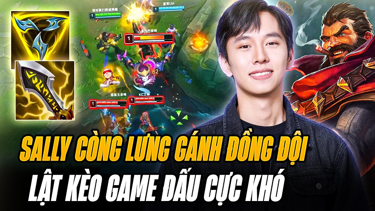 Game Đấu Khó Nhất Từ Trước Tới Nay Và Cách Sally 1vs9 Gồng Gánh Đồng Đội Lật Kèo Cực Căng Với Graves