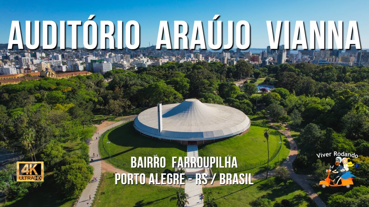 Porto Alegre, RS: Auditório Araújo Vianna visto de um ângulo diferenciado!