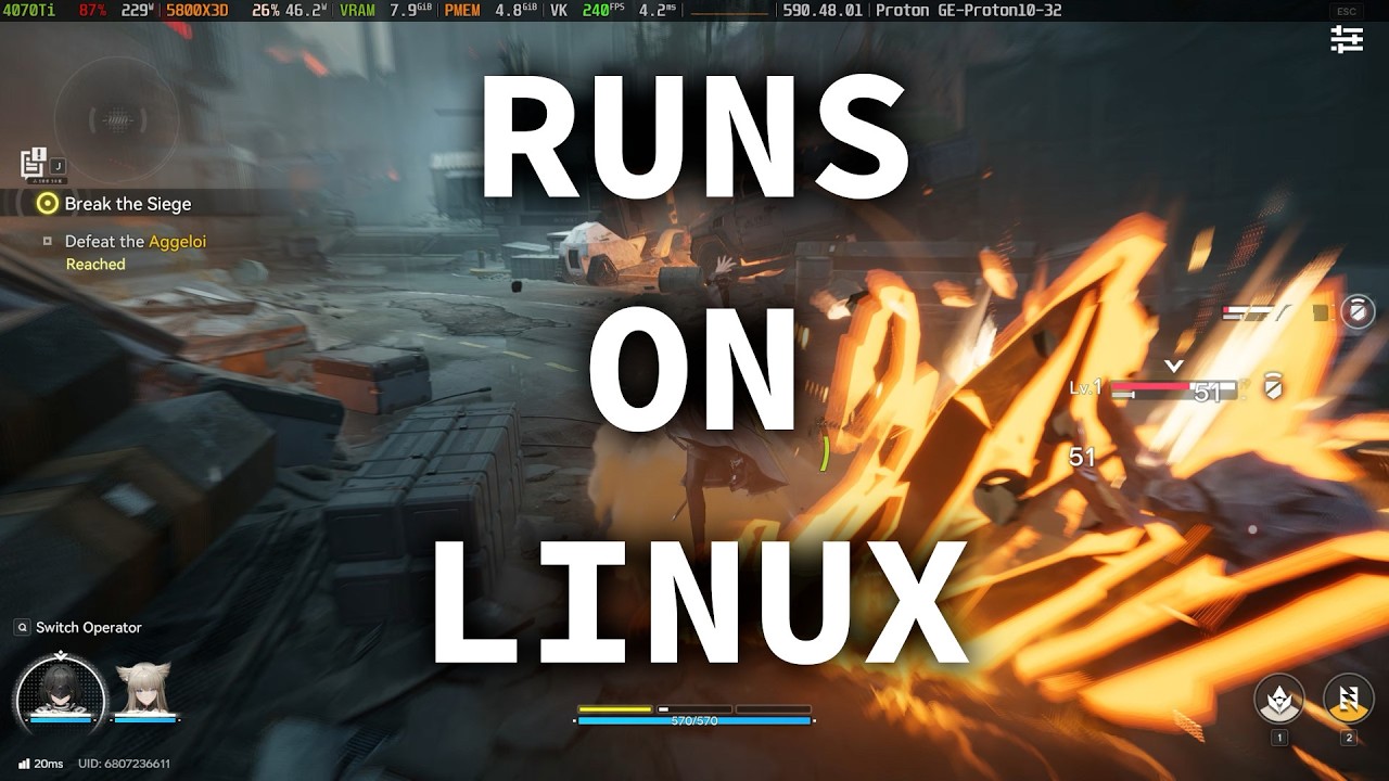Arknights: Endfield Runs on Linux [F2P] [DLSS FG]