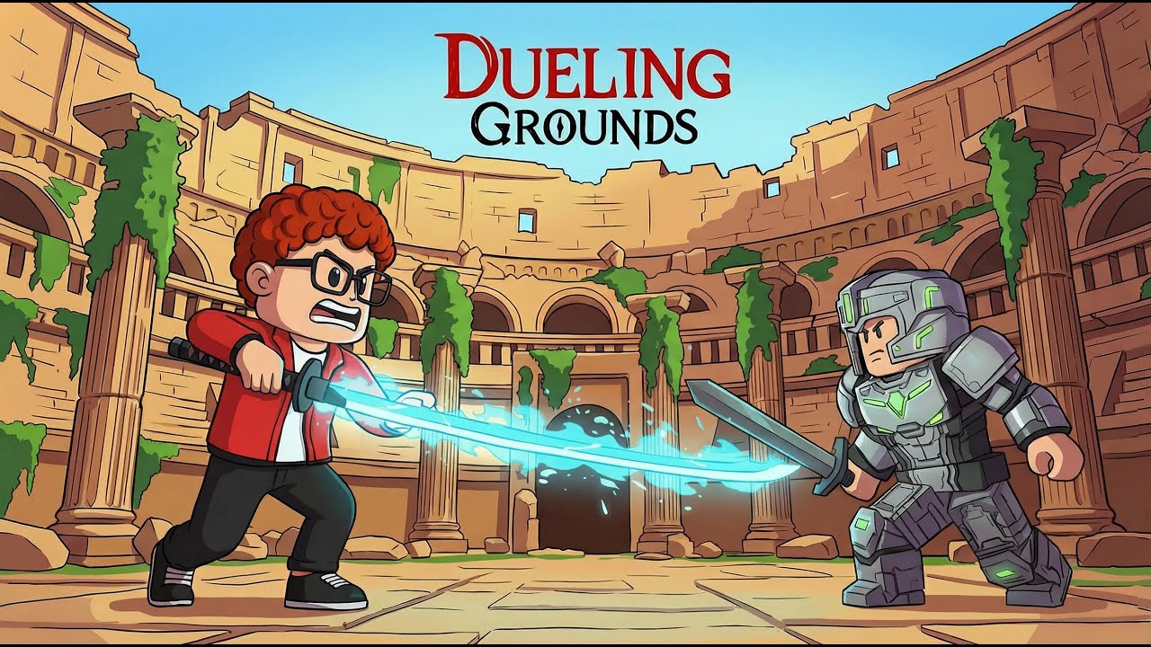 SEMUA PLAYER KU TANTANG DUEL 😱 AKHIRNYA CHAOS!! - DUELING GROUNDS ROBLOX INDONESIA
