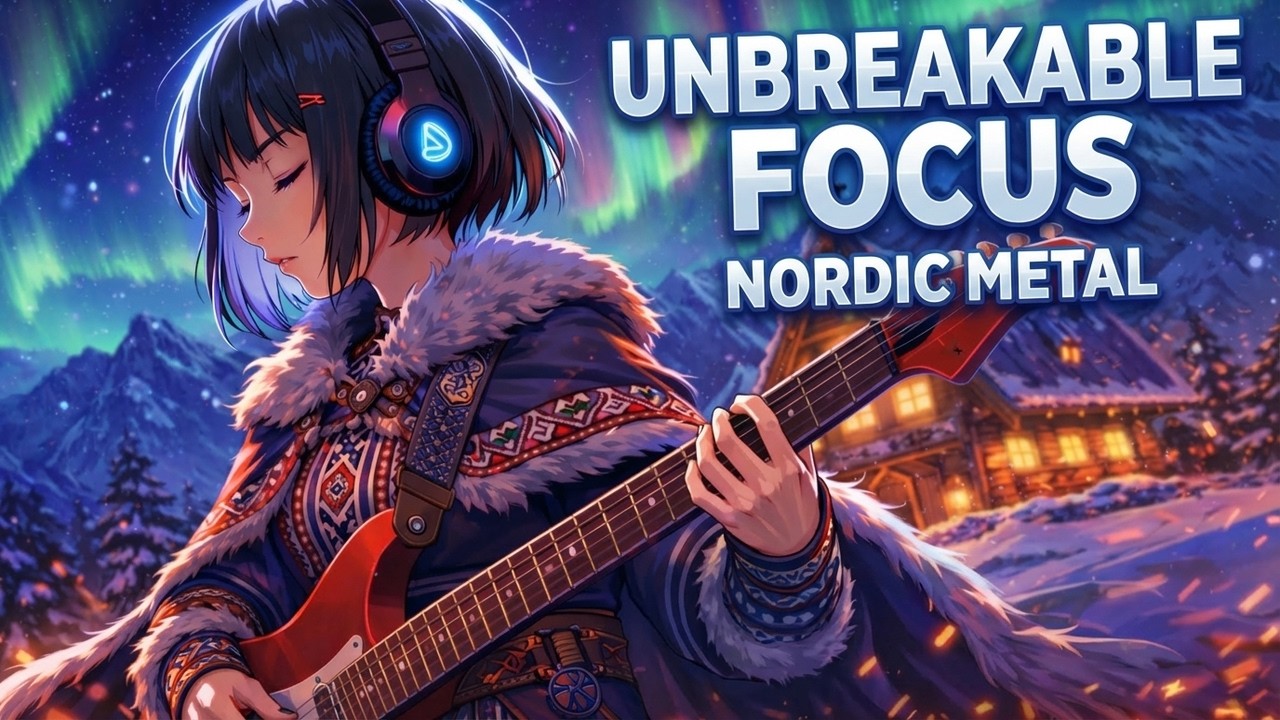 Nordic Metal Focus Mode ⚔️ Metal Music for Concentration, Work & Study