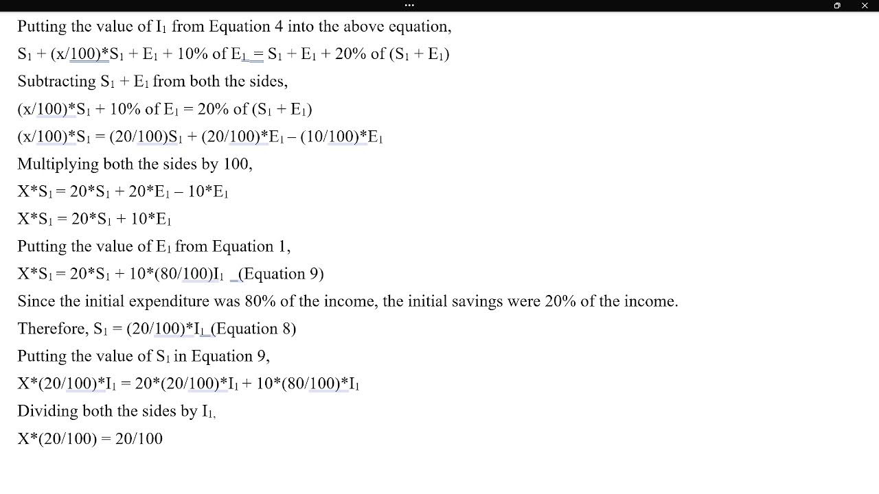 Percentage Solved Examples Part 2