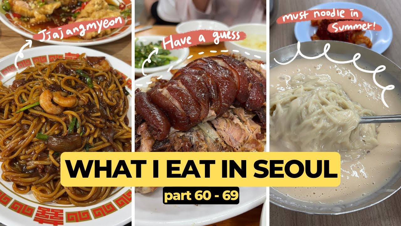 what I eat for lunch in Seoul | part 60-69 compilation