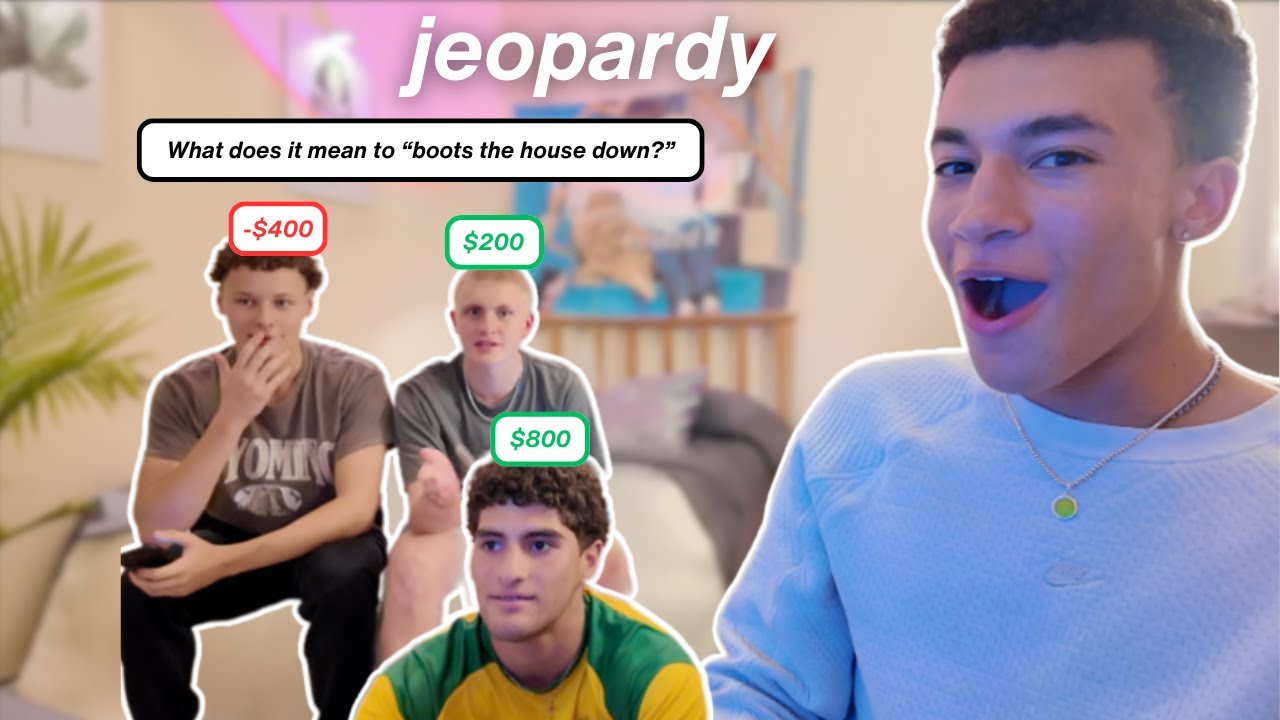 Я вел JEOPARDY с моими соседями по комнате, которые являются гетеросексуалами.