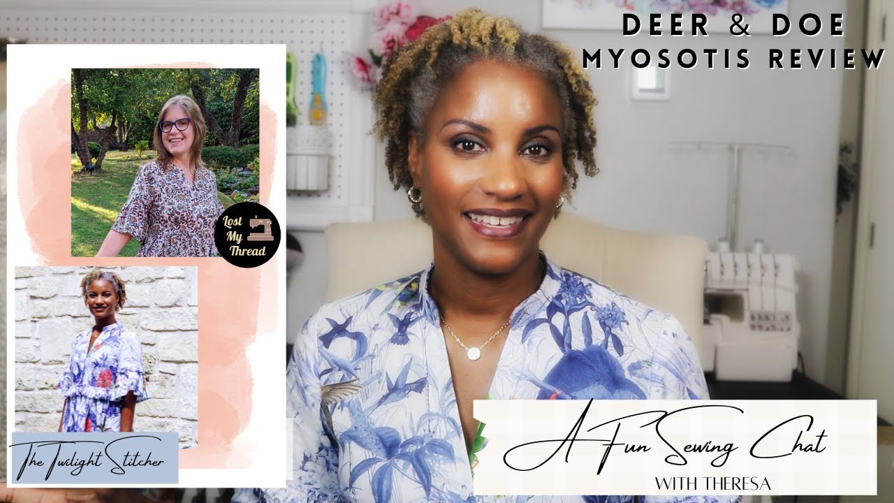 New Pattern Review | Myosotis by Deer & Doe Review Collab with Theresa Lost my Thread