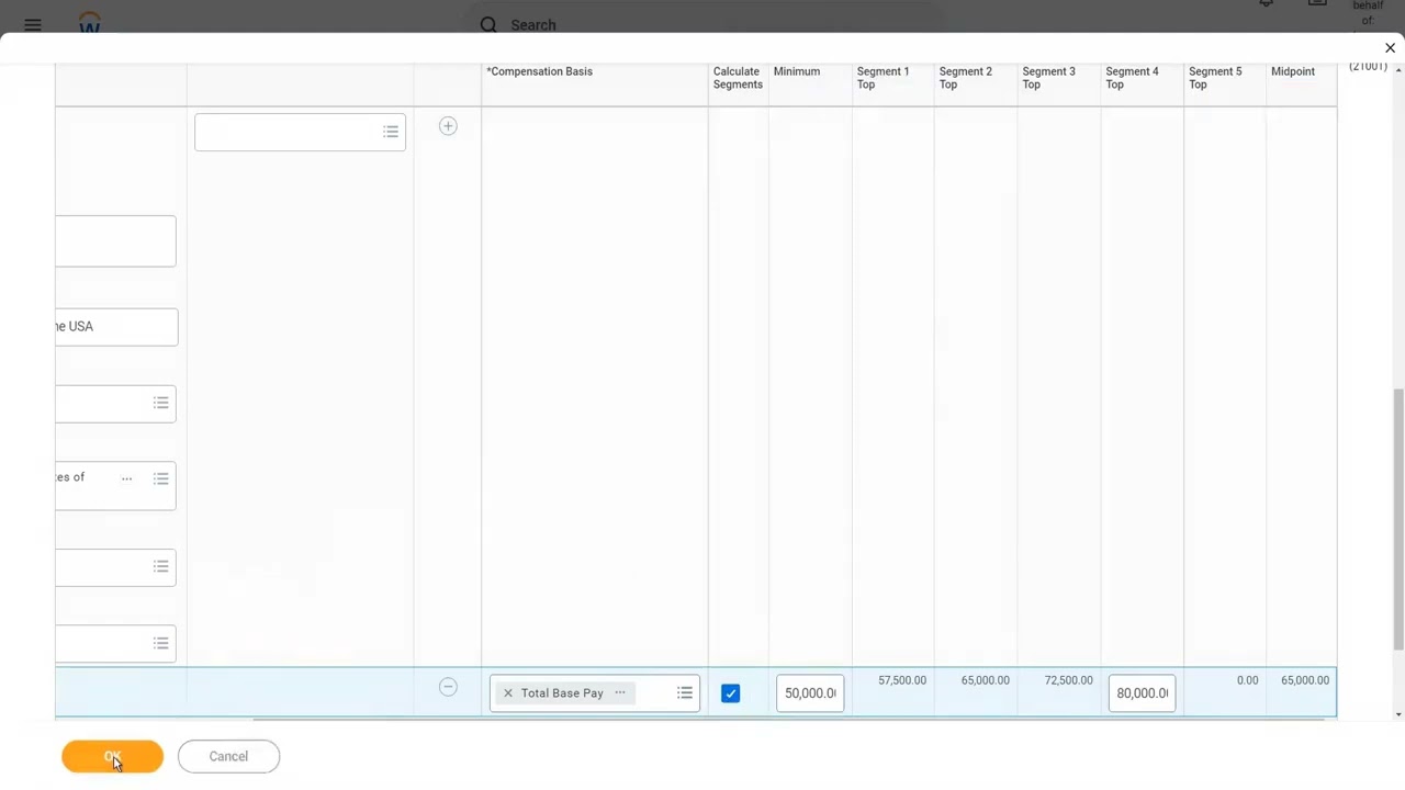 Create Compensation Grade Profile