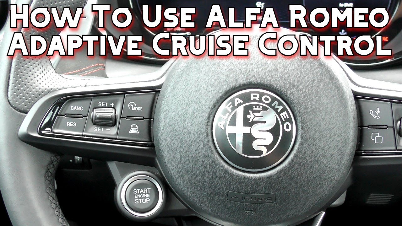 Как использовать адаптивный круиз-контроль Alfa Romeo