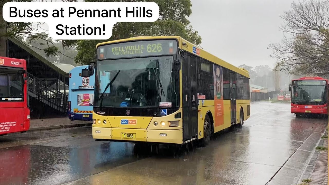 Buses at Pennant Hills Railway Station! | Bus Vlog #28