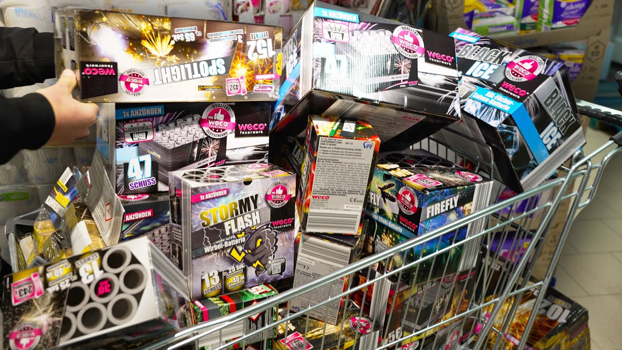 VUURWERK SHOPPEN DUITSLAND 2022-2023 | 4K