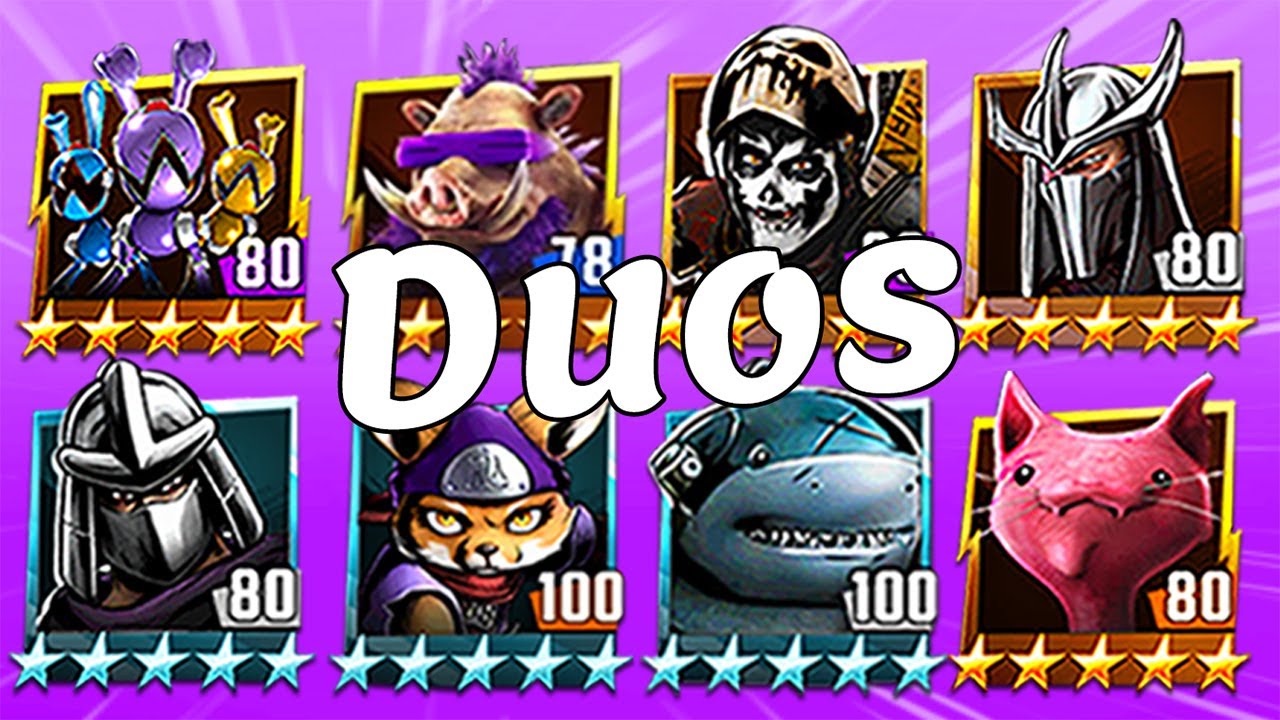TMNT Legends Best Duo Teams Combination