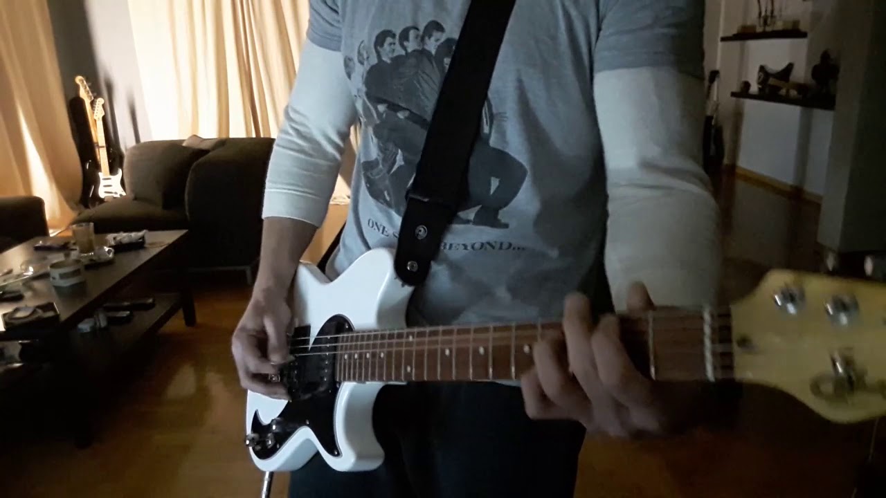 The Cure - One Hundred Years  (madz guitar cover)