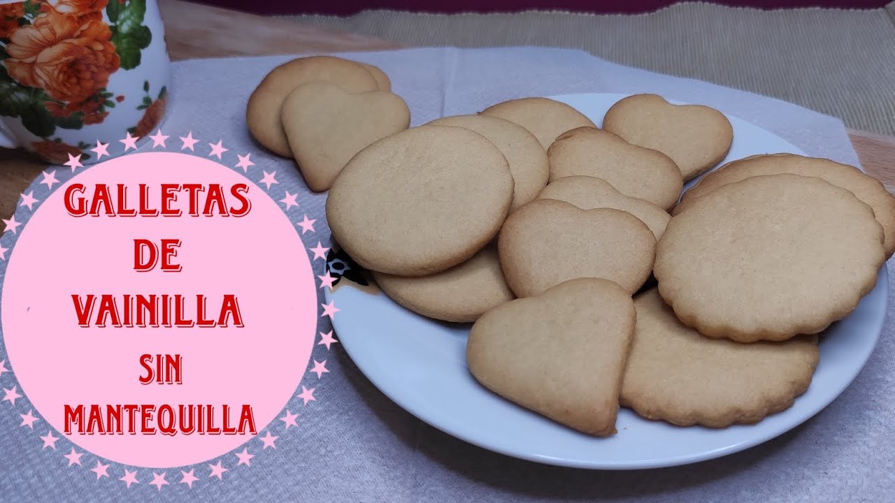 GALLETAS de VAINILLA sin mantequilla/manteca receta económica