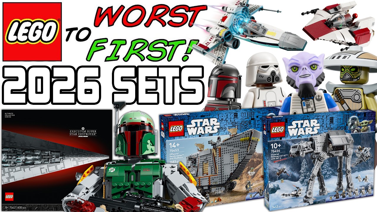 ВСЕ наборы LEGO Star Wars 2026: рейтинг от худшего к лучшему!
