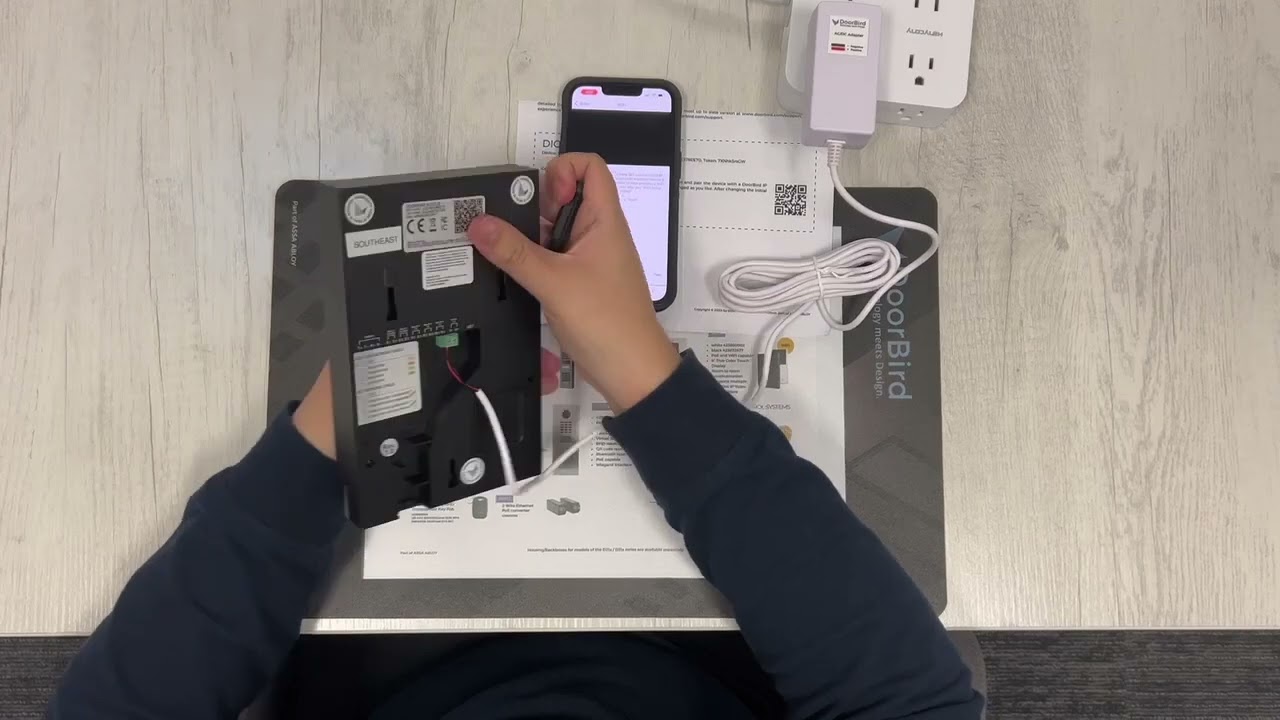 DoorBird - Indoor Station A1101 Full Setup