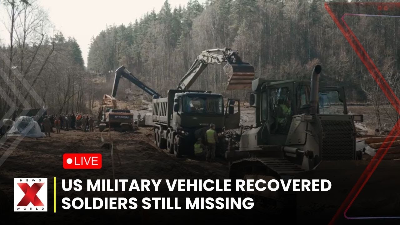 Lithuania LIVE Updates: US Armored Vehicle Found in Lithuania, Soldiers Missing | News X World
