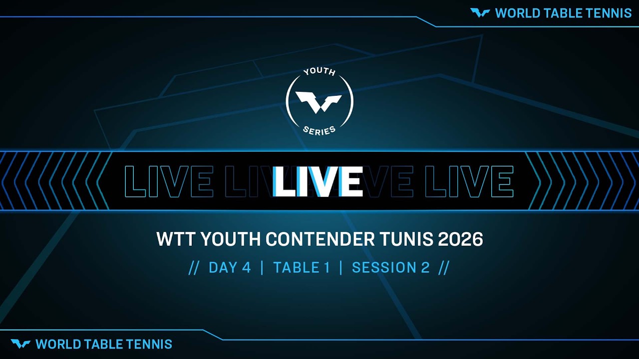 LIVE! | T1 | Day 4 | WTT Youth Contender Tunis 2026 | Session 2