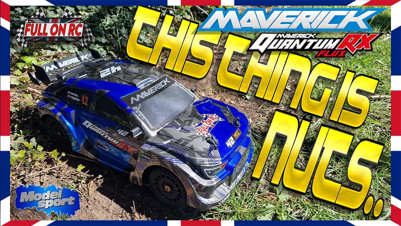 Unleash The Insanity With The Maverick Quantum Rx Flux Radio Controlled Rally Car!
