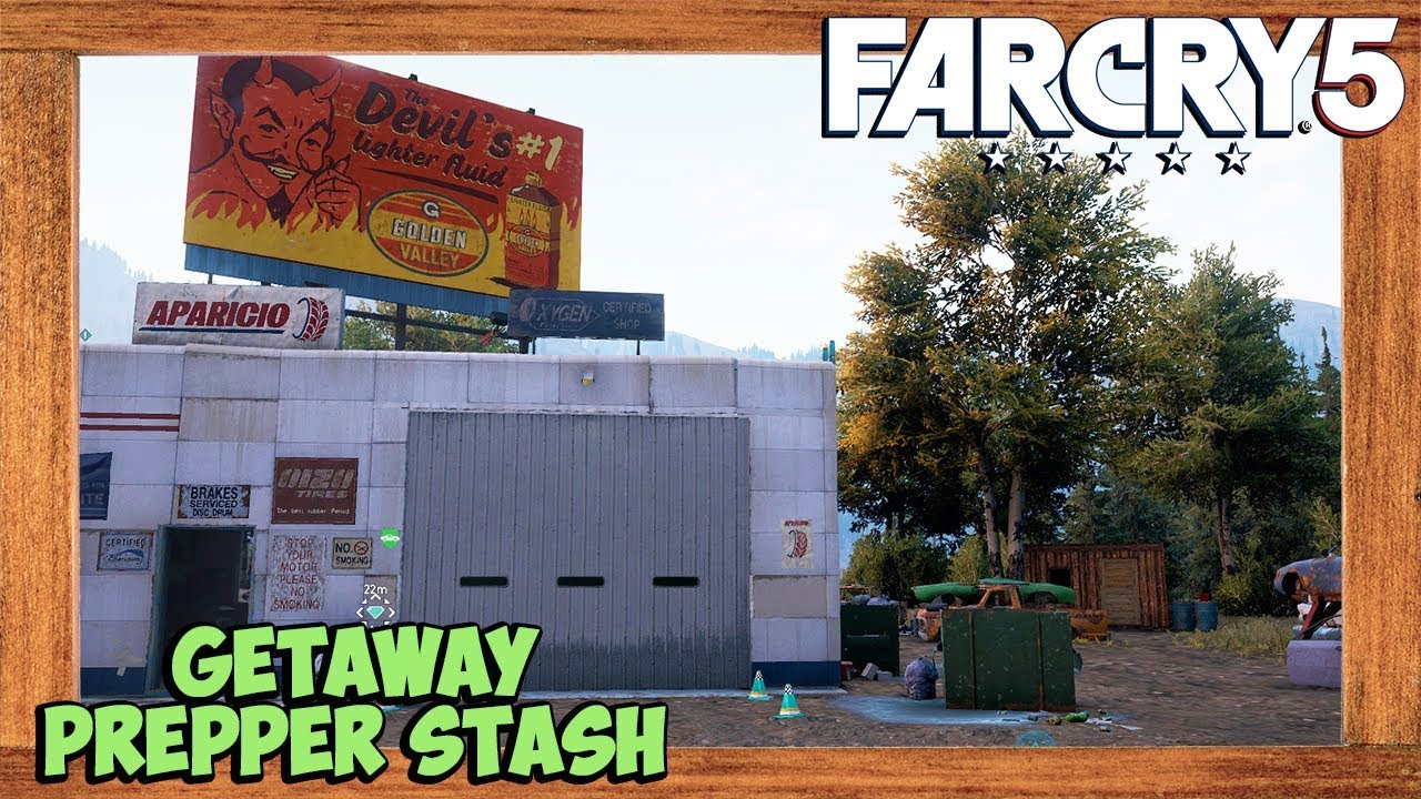 Far Cry 5 Getaway Prepper Stash Location