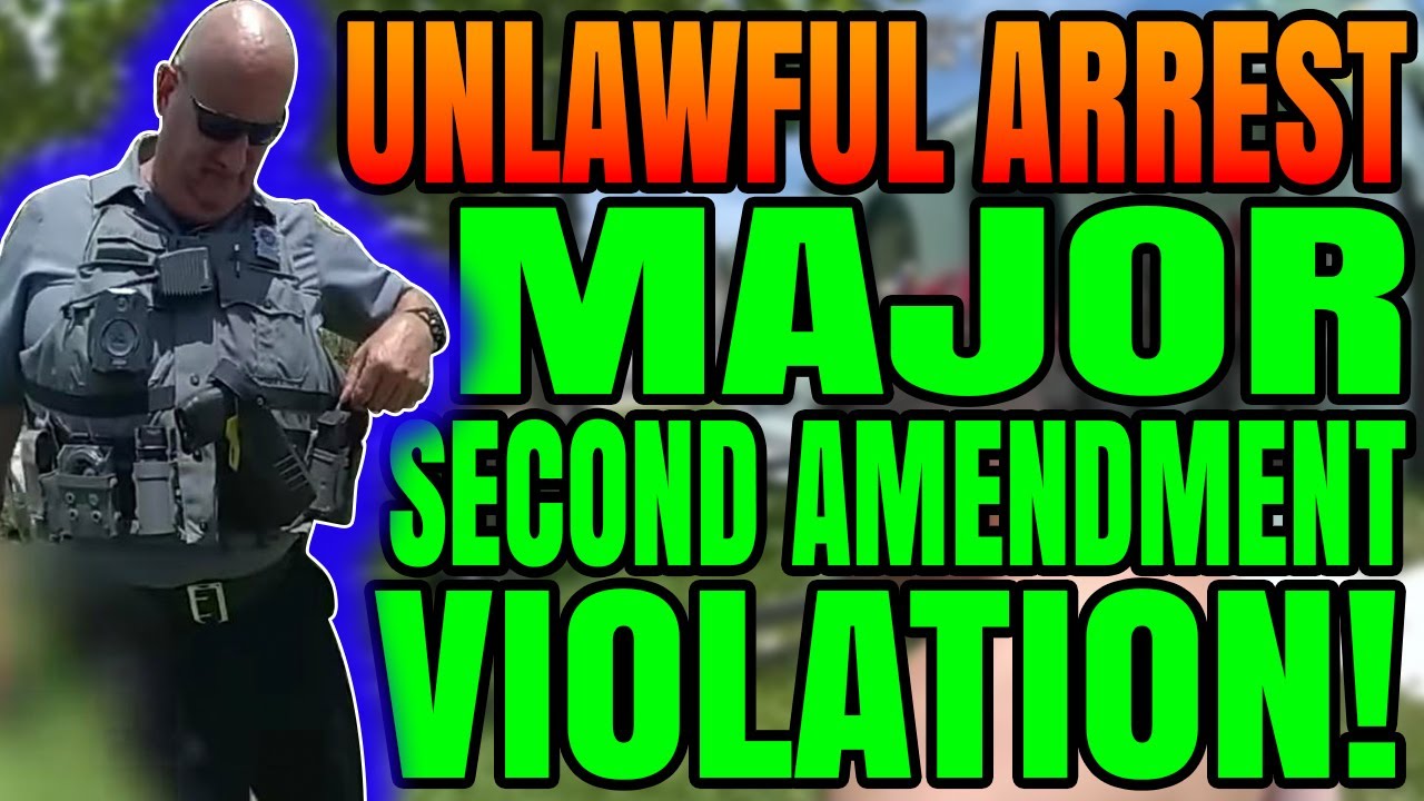 LAWSUIT READY Man Protecting FAMILY - DISARMED and Arrested! ON HIS OWN PROPERTY!