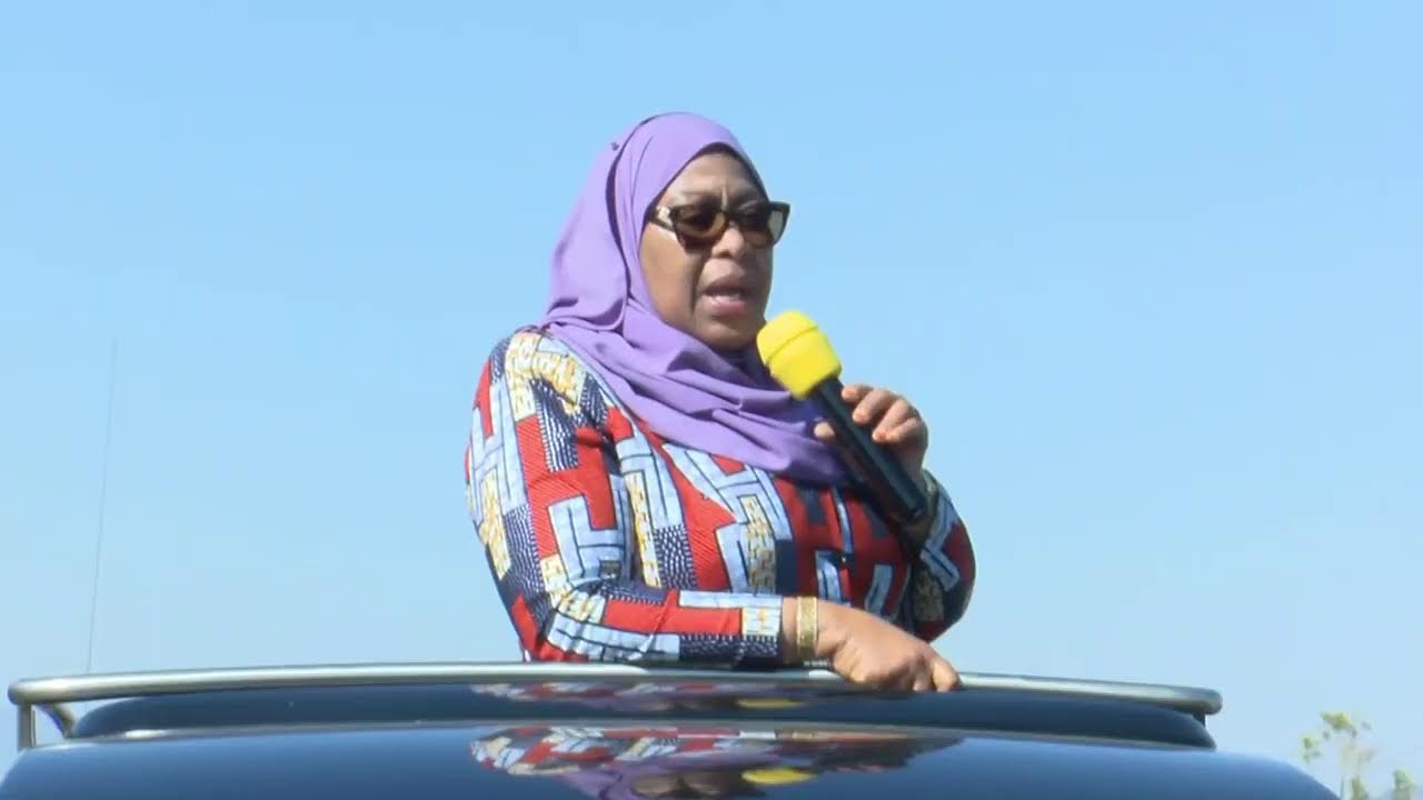 MHE. RAIS SAMIA AKIWASALIMIA WANANCHI WA CHALANGWA  WILAYA YA CHUNYA - MBEYA