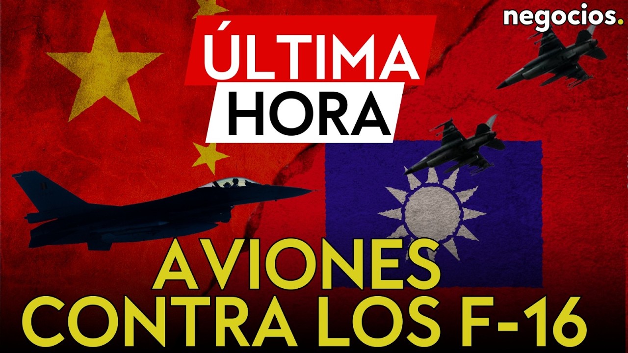 ÚLTIMA HORA | Aviones chinos realizan maniobras de combate arriesgadas contra los F-16 taiwaneses
