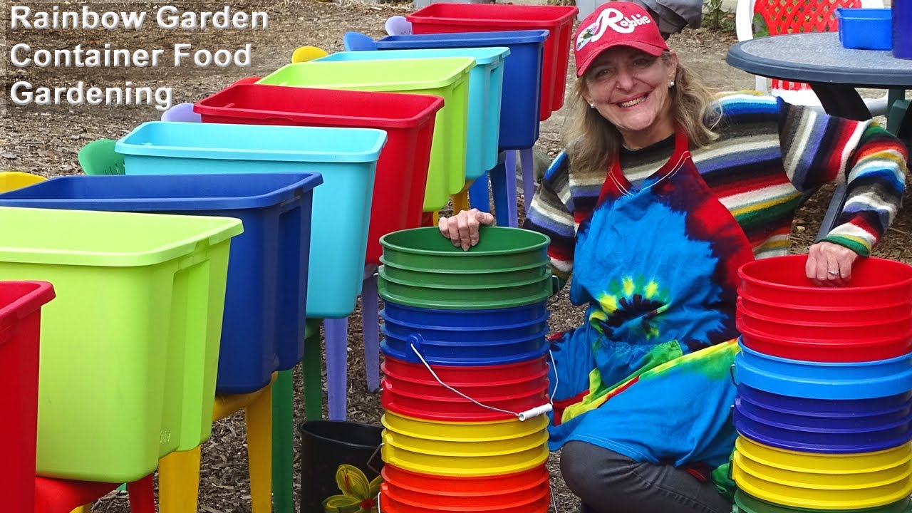 EASY Contain Garden Growing Tons of Vegetables in Small Space-Vertical Gardening-Composting in Place