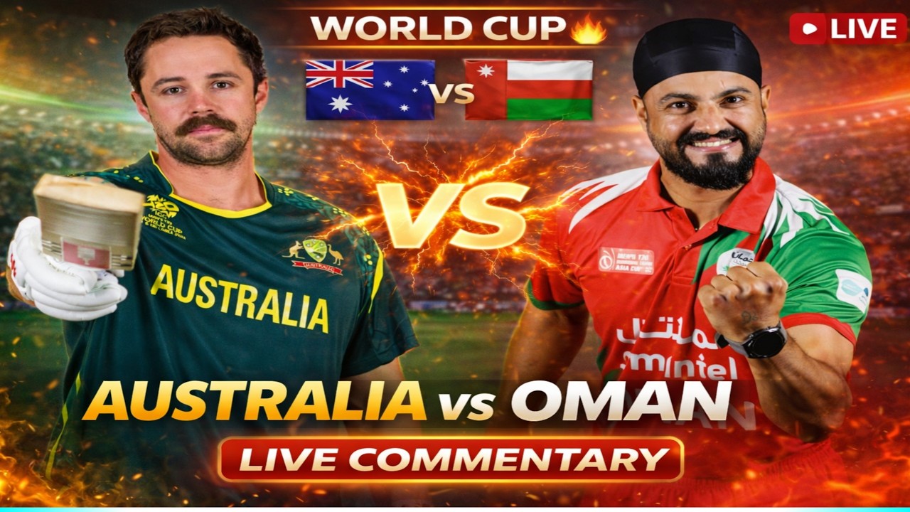 🔴 LIVE: Australia vs Oman Live Match Today | AUS vs OMN Live Commentary | ICC World Cup 2026