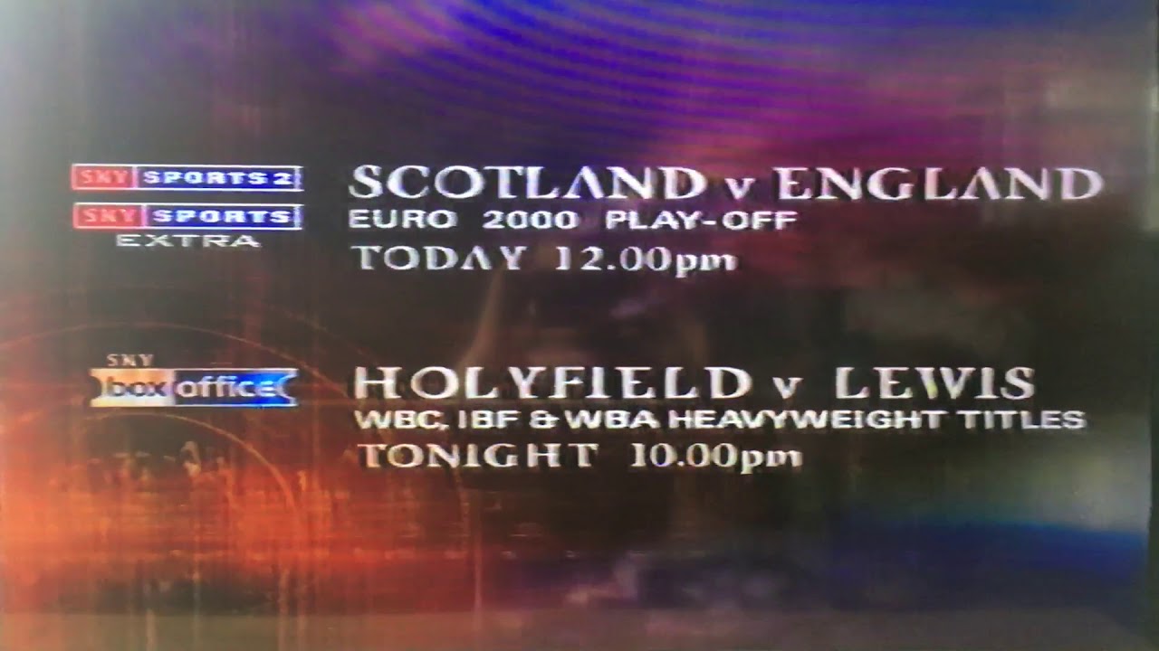Sky Sports 1 - Continuity, Good Morning Sports Fans opening titles, Saturday 13th November 1999