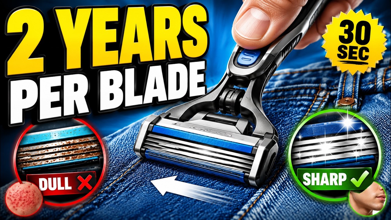 Your Razor Is Designed to Dull After 3 Uses &mdash; How to Make It Last 2 years!