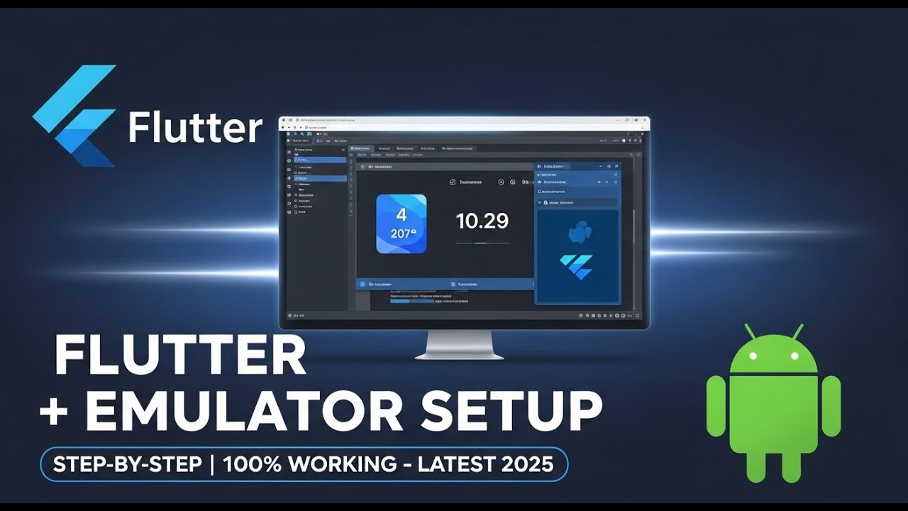 Flutter Setup + Android Emulator in 2025 (Step-by-Step Guide)