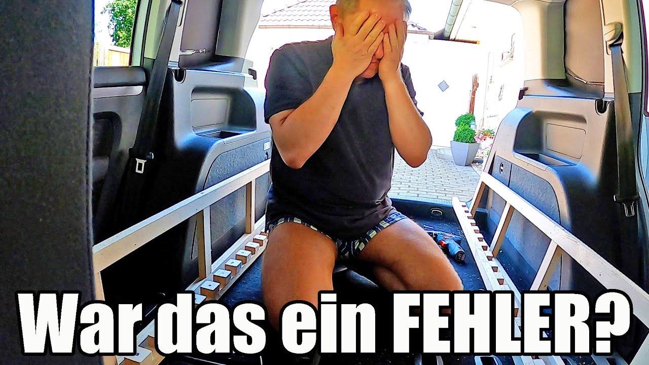 War das ein FEHLER?  VW Touran zu Wohnmobil umbauen 😱 AddiHabibi Vlog