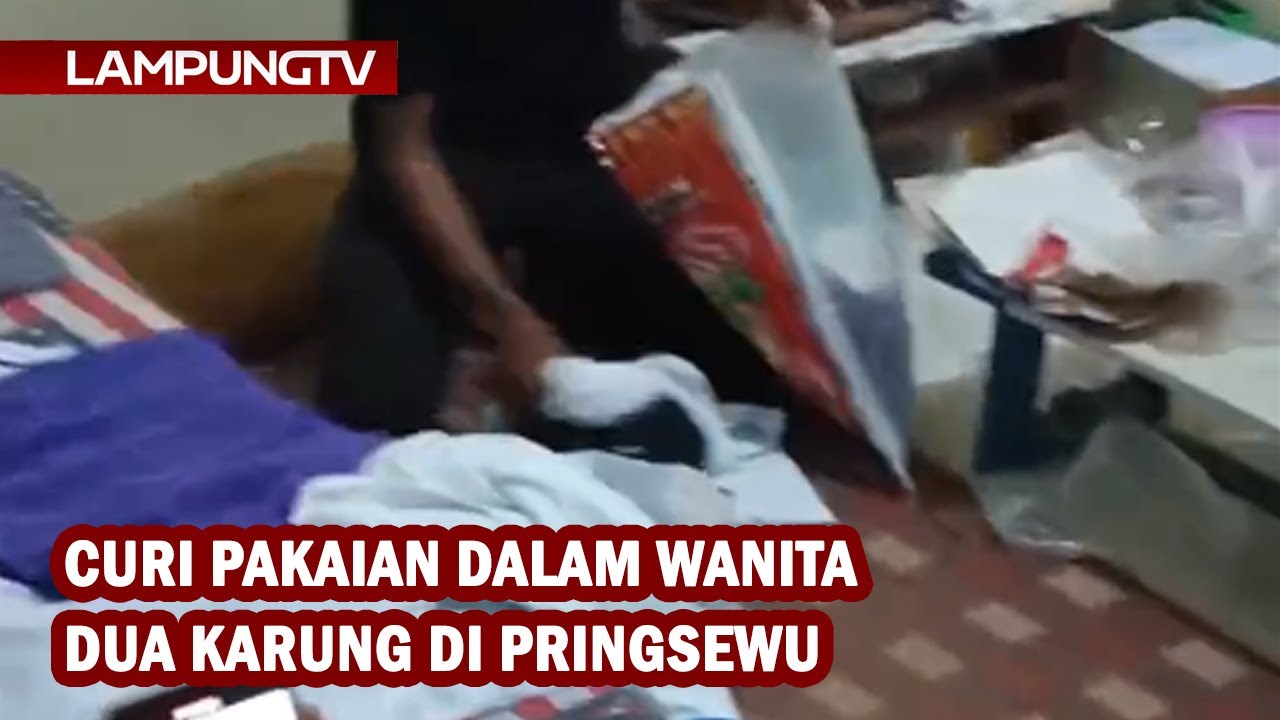 Curi Pakaian Dalam Wanita Sampai 2 Karung di Pringsewu