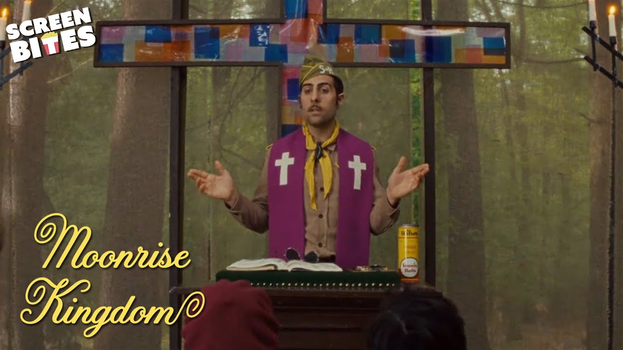 Jason Schwartzman, Marriage Officiant | Moonrise Kingdom | Screen Bites
