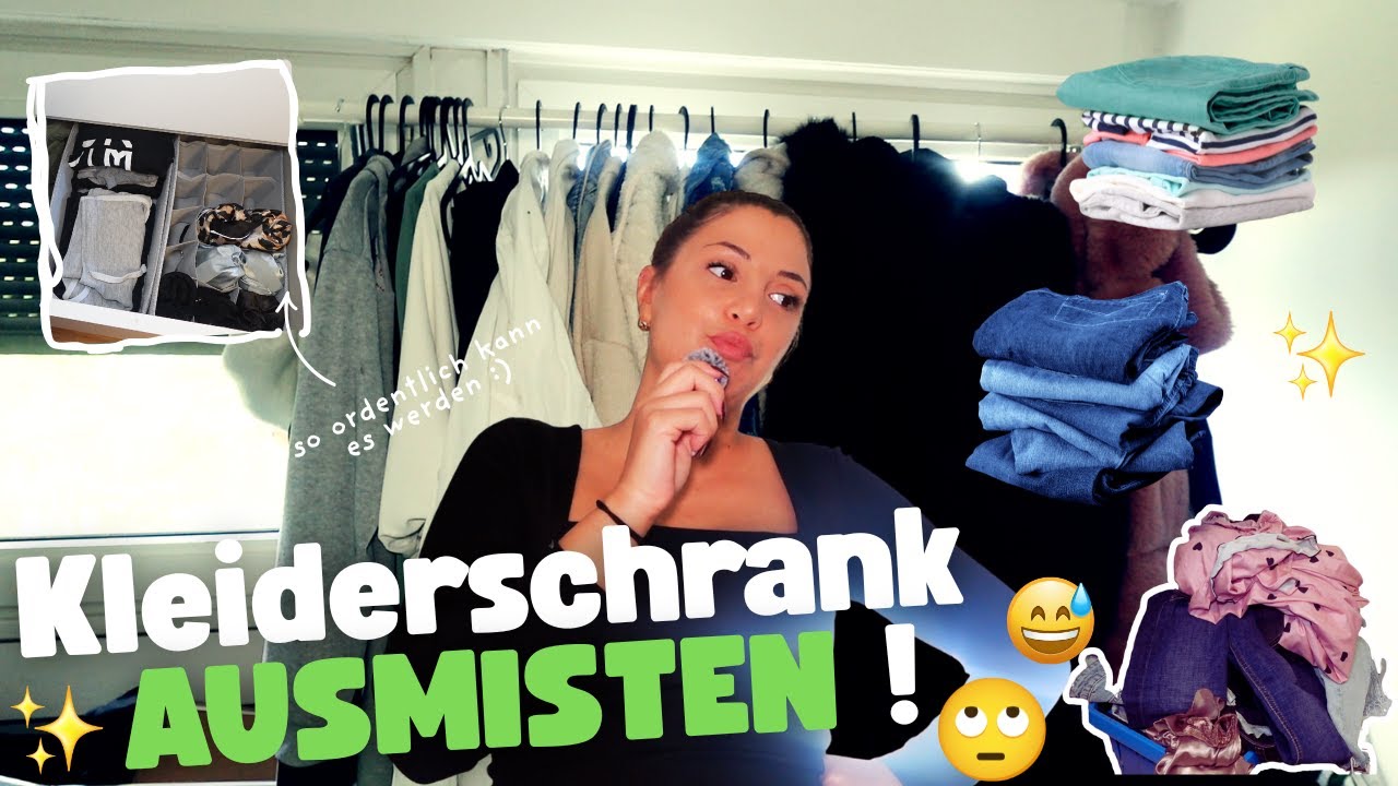 Ich hatte NULL Motivation–und habe trotzdem meinen Kleiderschrank radikal ausgemistet 😳✨Minimalismus
